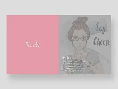 Work app design flat illustration illustrator ui ux web website