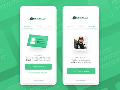 ID Verification App app branding design designer illustration irvine orange county seattle ui ux