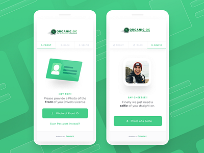 ID Verification App app branding design designer illustration irvine orange county seattle ui ux