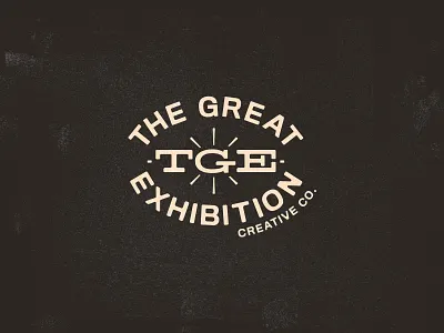 The Great Exhibition (logo No.2) brand branding fort worth logo mid century midcentury texas typography vintage