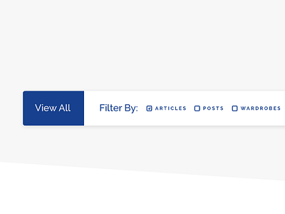 Mockup of Blog Post Filter System blog blog filter minimal modern search search bar simple ui ux