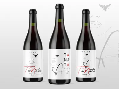 Handmade Wine brand design brand identity branding design illustration label label design logo minimal package design packaging design sketch typography vector wine