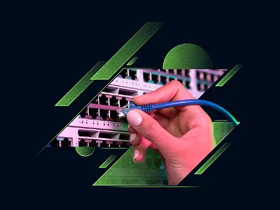 Security Made Simple Graphics 2advanced abstract collage futuristic retro shapes technology