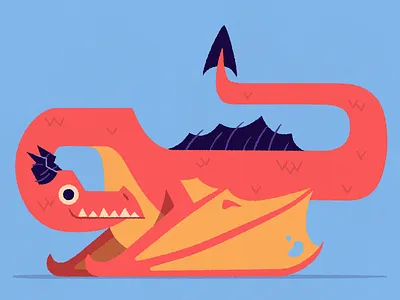 Dragon Trio 2d adobe dragon illustration illustrator vector