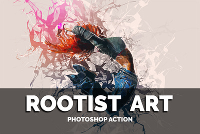 Rootist Art Photoshop Action abstract action actions art artistic artwork canvas color correction photo manipulation photoshop action