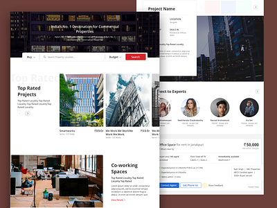 Enhancing design for Commercial sellers cards design cards ui clean color commercial concept design landing page typography website website design