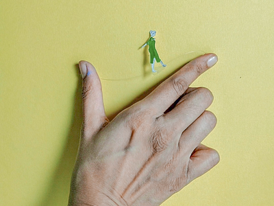 Miniature humans- balance animation animator art direction paper art paper artist paper craft paper crafter paper crafting paper crafts paper cut paper cutting paper design paper illusion paper illustration paper illustrator paper sculpture paperengineering set design