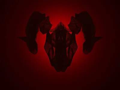 Ram design illustration line art ram red