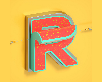 R Slice - Animation 3d 3dillustration animation artwork cut game art gameart illustration lowpoly mobile game modeling motion type typogaphy