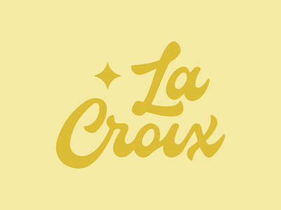 La Croix Sparkling Water—Lemon beverage beverage design brand identity branding color design design challenge fruit graphic design identity lacroix logo soda typography water wordmark