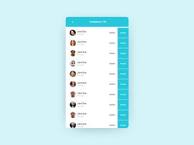 Daily UI#78 [ Pending Invitation ] app daily daily 100 challenge daily ui daily ui challenge dailyui design figma ui