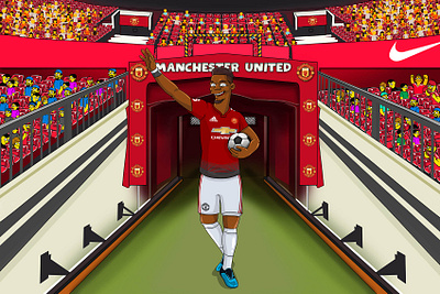 paul pogba cartoon digital drawing digital illustration drawing illustration paulpogba simpson simpson