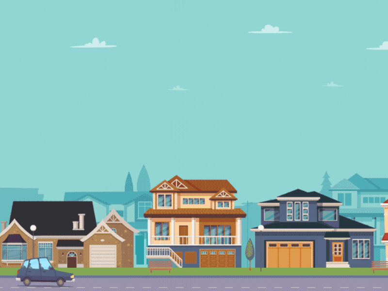 Explosion scene animated gif animation design illustration motion camp motiongraphics re animate reanimate study