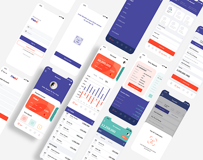 Mabu mobile banking banking app blance deposit face id finance app nguyen trang sign in signup uiux