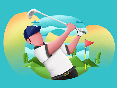 36 Days of type - G 36 days of type 36 days of type lettering 36days adobe adobe illustrator adobe photoshop character characterdesign color creative design gold golf club gradient illustration illustrator lettering nature typo typogaphy