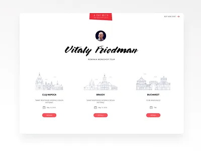 ADayWith Website Layout design interface design ui web