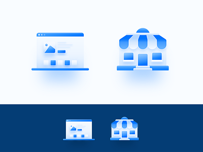 ikas Marketplace Illustration blue icon set dashboard dashboard icon e commerce e commerce icon icon ikas illustration marketplace marketplace icon shop icon