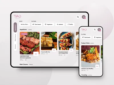 Digitalizing Restaurant Menus app design ipad menu modern restaurant ui ux