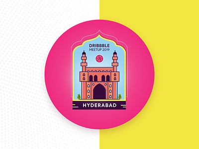 Dribbble meet up logo dribble hydrabad logo meetup