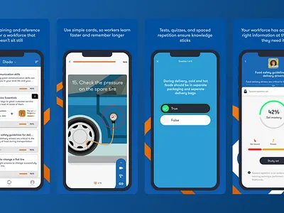 TalentCards appstore graphics android app design ios mobile ui ux