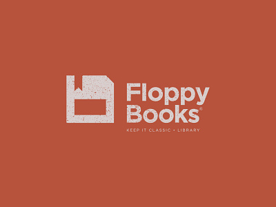 Floppy Books adobe illustrator brand identity branding identity identity design logo logo design logo designer logomark mark