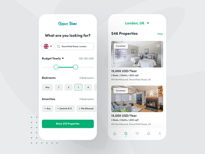 Rental App Project app app design iosapp landing real estate realestate rent rental rental app renting rentsher website website design websites