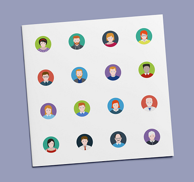 Avatar Icons account avatar face icon icon design icon set icons people person profile user