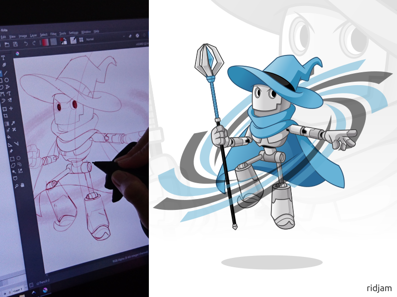 Example of Convert To Vector: Image Tracing Service