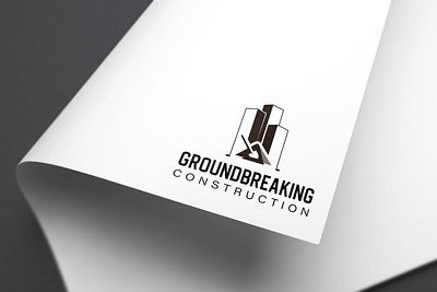 Branding Groundbreaking bold branding creative design good icon illustration logo palattecorner typography vector