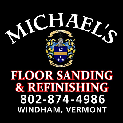 floor sanding refinishing southern vermont graphic design logo