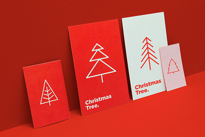 Christmas Tree | 16 Thin Line Icons Set celebration christmas collection decoration decorative element fir tree greeting greeting card holiday minimalistic nature season set sign simple symbol tree winter xmas