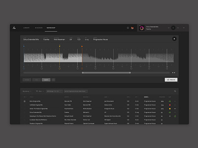 Atomize - DJ Workshop app design dj software music music app product design ui ux