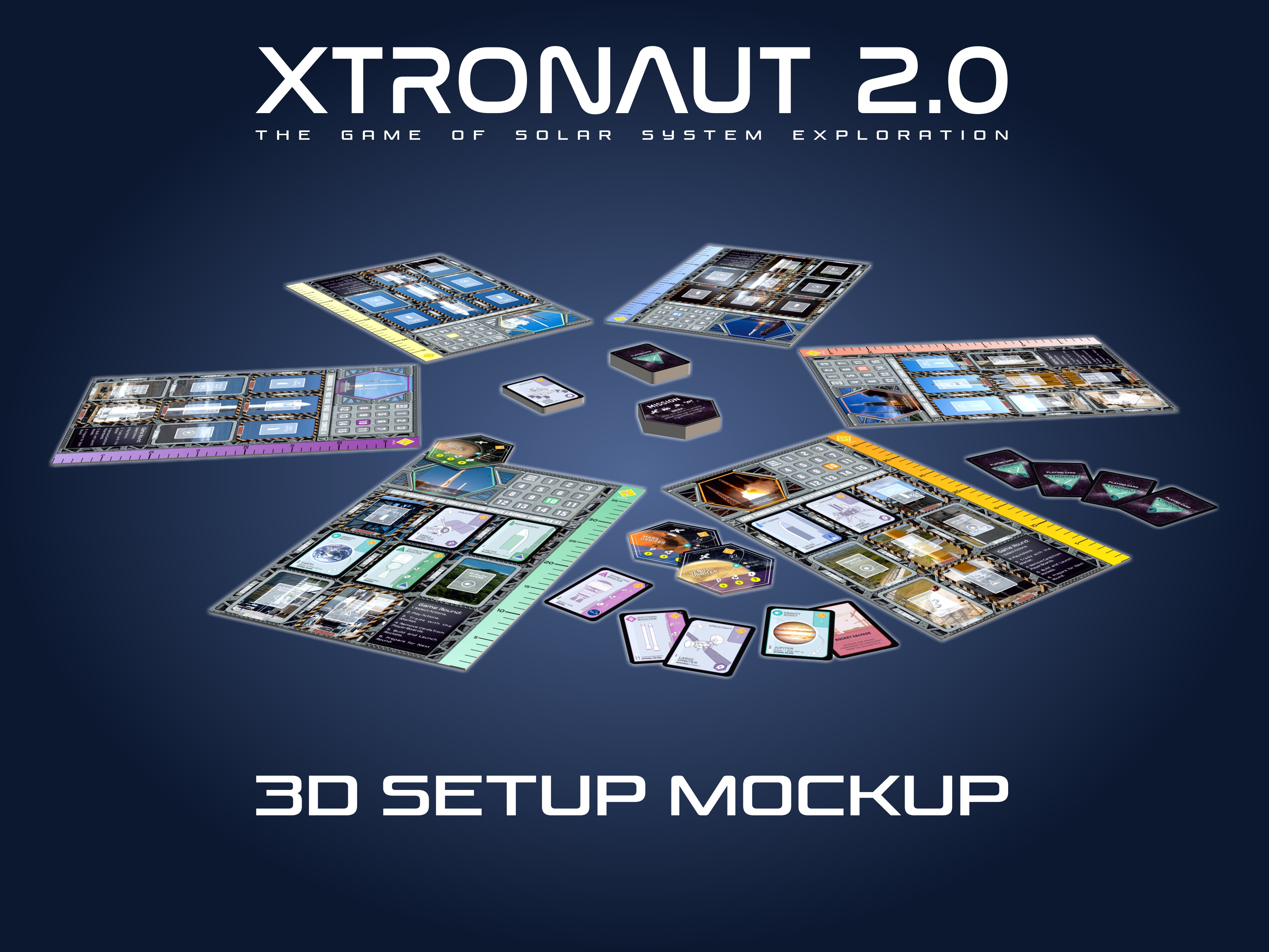 Example of Xtronaut 2.0 3D Setup Mockup
