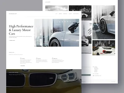 Website for luxury car retailer branding car supplier design elite cars high end luxury motorcars professional design uiux webdesign website concept websitedesign