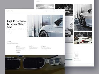 Website for luxury car retailer branding car supplier design elite cars high end luxury motorcars professional design uiux webdesign website concept websitedesign