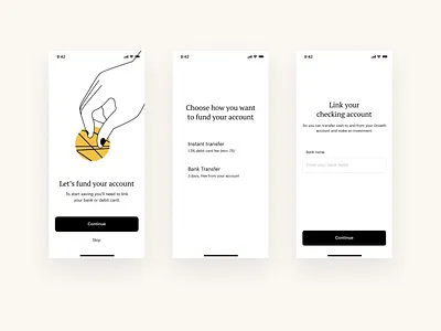 Fund your account app app design apple bank bank app banking daily ui ios ui ux