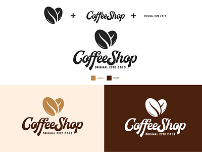 COFFEE LOGO animation design illustration logo typography ui vector web web banner website