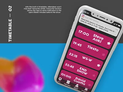 Soul Fest. Mobile UX/UI Design app branding design flat icon illustrator logo ui ux web