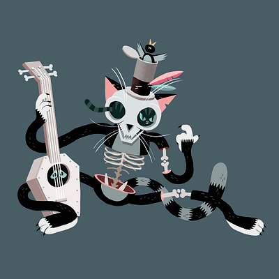 Some balalaika voodoo character design characterdesign characters digital illustration drawing illustration illustrator poster art