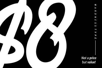 Wardness Font Number branding brush fonts font font awesome font design font family fonts free fonts handlettering new fonts typography