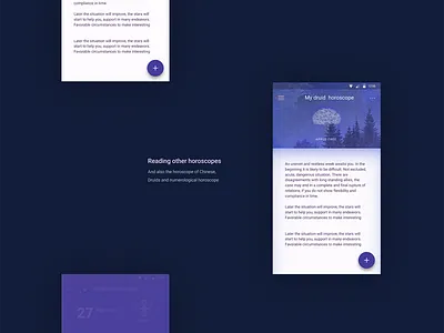 Horoscopus app app design illustration mobile mobile app mobile app design uidesign userinterface ux ui