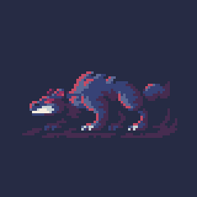 hellhound you character design design digital art gamedev illustration pixel art retro