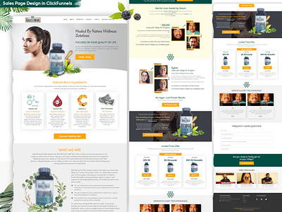 Sales Page Designing in Clickfunnels banner clickfunnels css design elements layoutdesign photoshop sales page