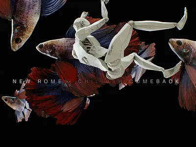 New Rome - Childish Comeback (Animated music video) 3d aesthetic after effects animation cinema 4d color creative design illustration motiongraphics
