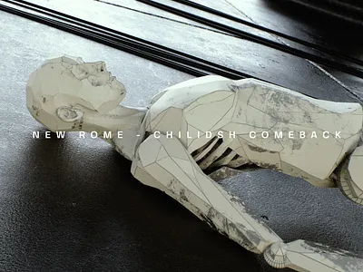 New Rome - Childish Comeback (animated music video) 3d aesthetic after effects animation art cinema 4d creative design illustration motiongraphics