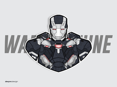 War-Machine Vector Design avengers comics design endgame flatdesign hero illustration ironman marvel marvelcomics movie stickers superhero vector vector illustration vectordesign warmechine