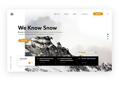 Snow_Control website concept app black white branding design eccomerce minimal site typography ui user experience userinterface ux web webdesign webdevelopment website yellow