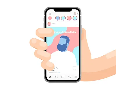 Social Media adobe illustrator design flat flatdesign illustration illustrator iphone social media