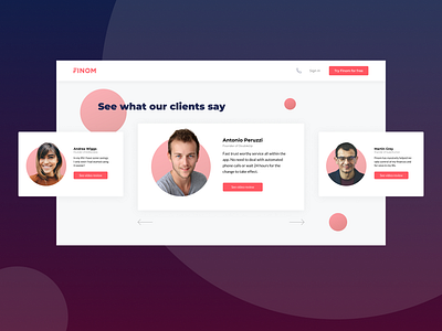 Social proof page clients landingpage opinion social proof ui web webdesign