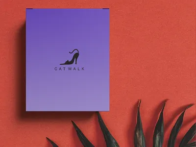 Cat Walk's Shoes Box Design branding design logo
